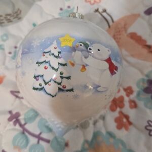 2008 Hallmark Penguin/Polar Bear ornament